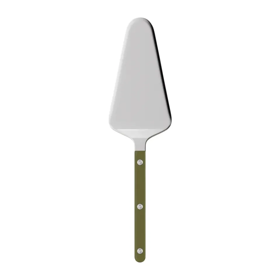 SABRE Paris Bistrot solid cake server 25 cm, fern Green Outlet