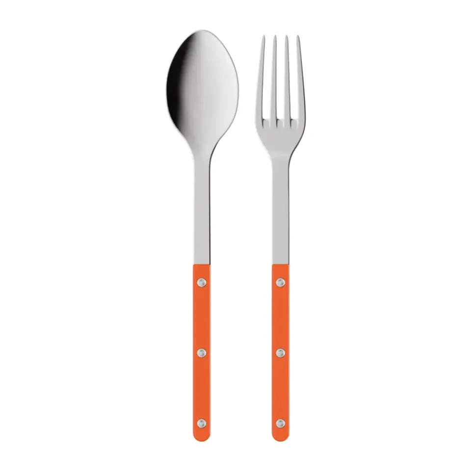 SABRE Paris Bistrot solid serving cutlery, 2 pieces, Orange Best