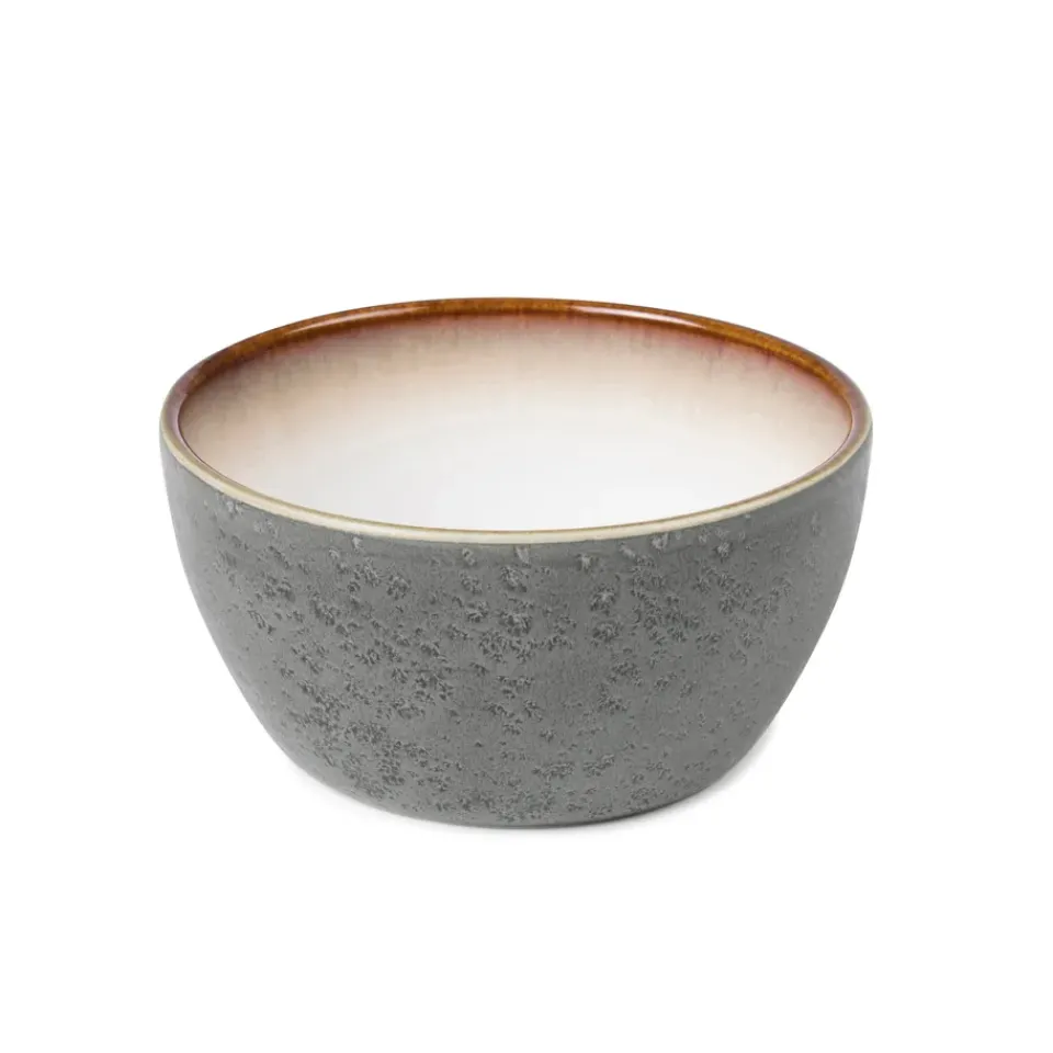 Bitz bowl Ø 12 cm grey, Grey-creme BeigeGrey Hot