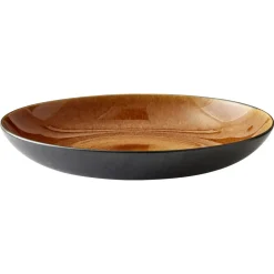 Bitz bowl Ø40 cm, Black-amber Brown Outlet