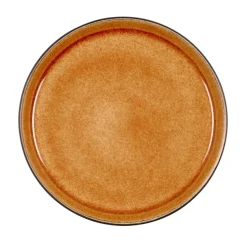 Bitz plate gastro Ø 21 cm, Black-amber BrownBlack Clearance