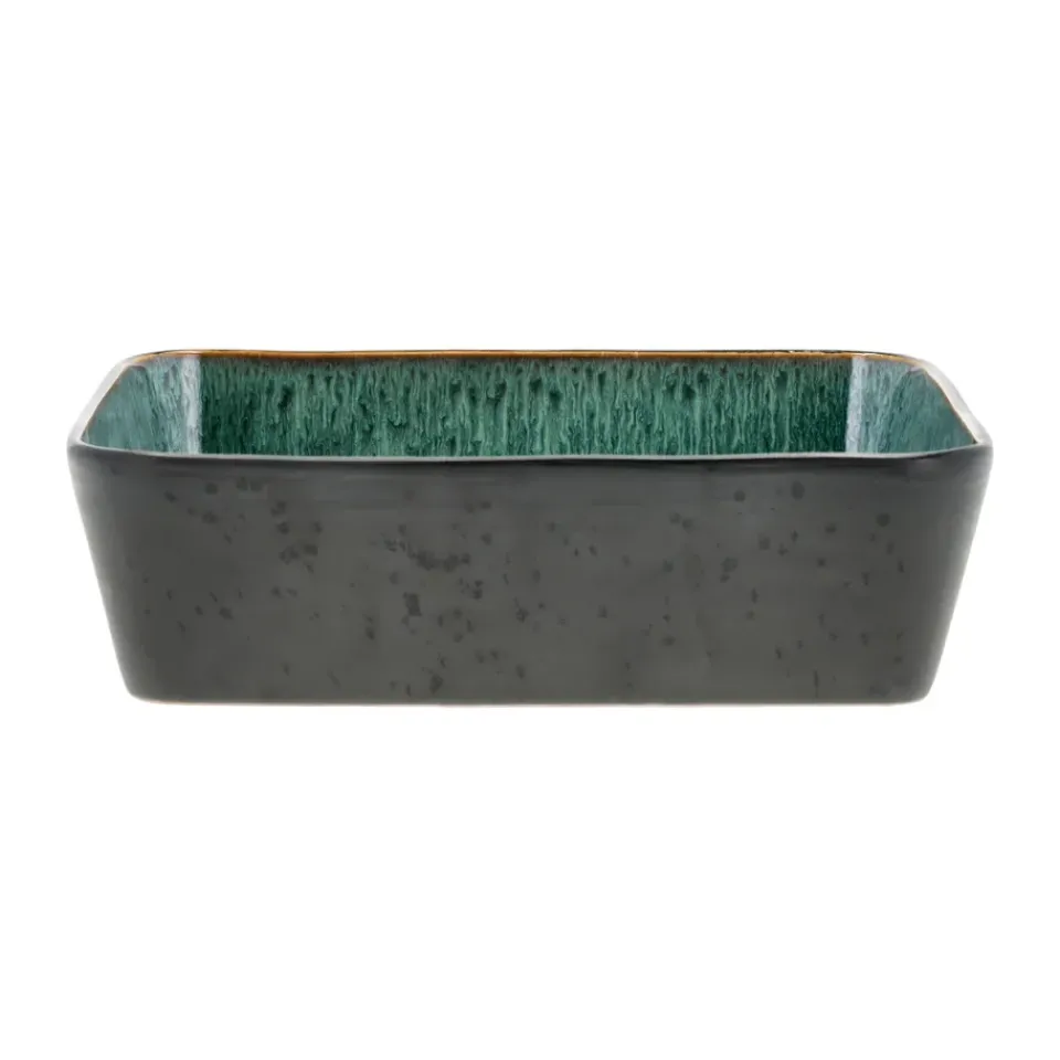 Bitz rectangular dish 21x28 cm, Black-green BlackGreen Online