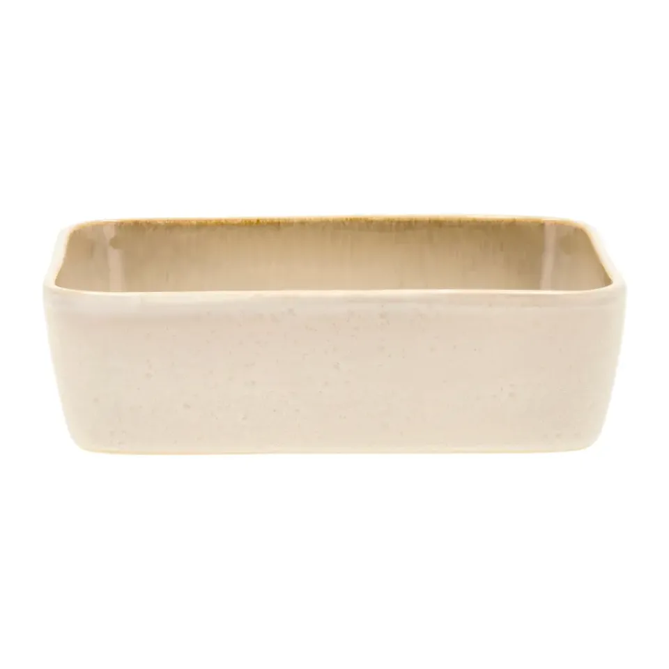 Bitz rectangular dish 14x19 cm, Cream White Clearance