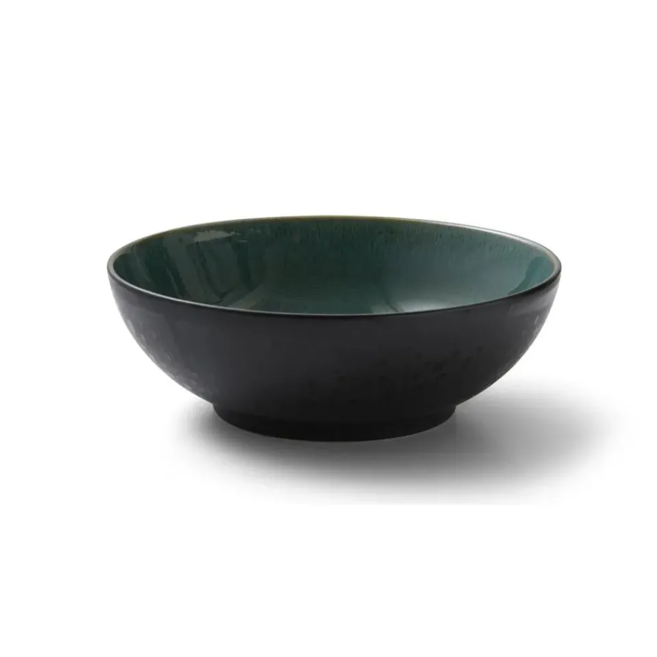 Bitz salad bowl Ø30 cm, Black-green GreenBlack Discount