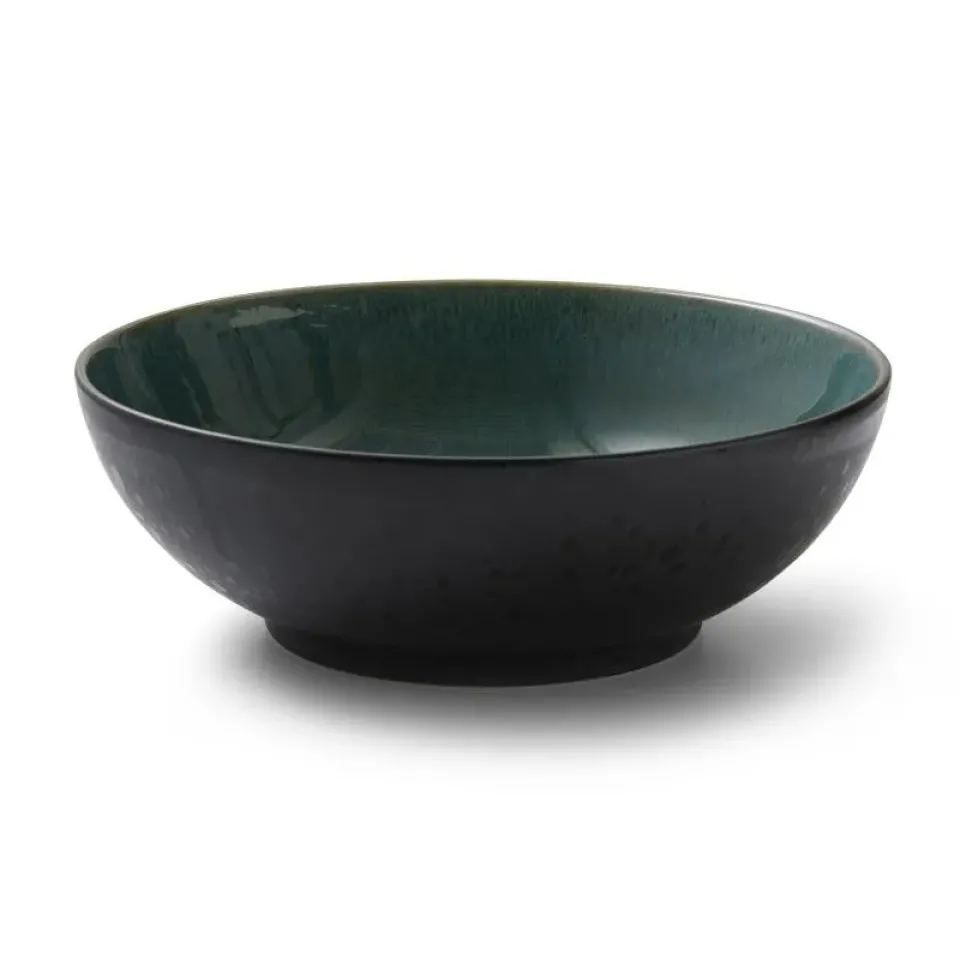 Bitz salad bowl Ø30 cm, Black-green GreenBlack Discount