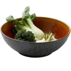 Bitz salad bowl Ø30 cm, Black-amber BrownBlack Online
