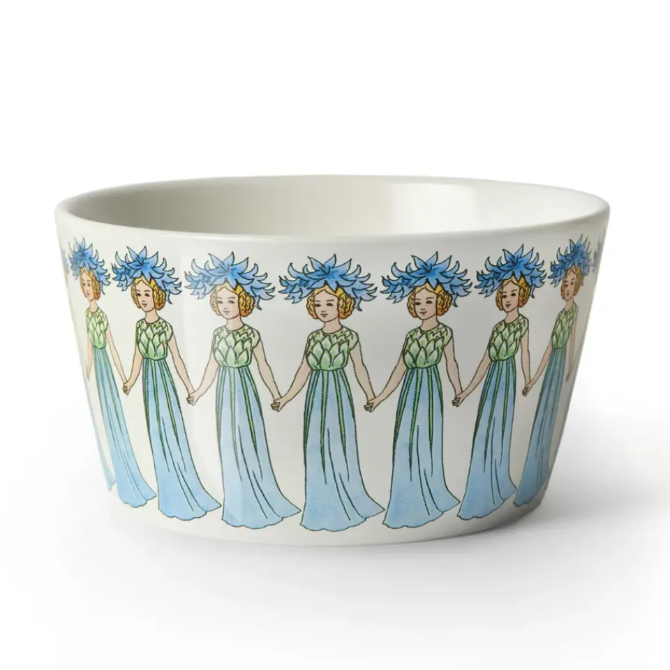 Design House Stockholm Blåklint bowl, 50 cl BlueWhite Online