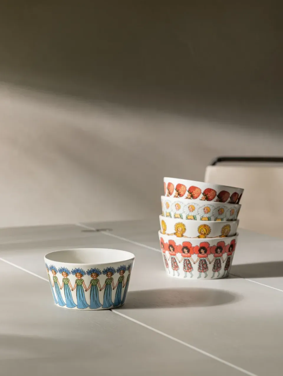 Design House Stockholm Blåklint bowl, 50 cl BlueWhite Online