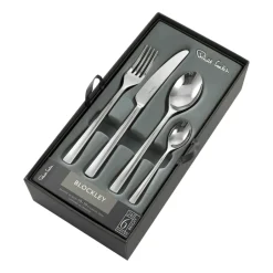 Robert Welch Blockley cutlery smooth, 24 pieces Silver-coloured Best