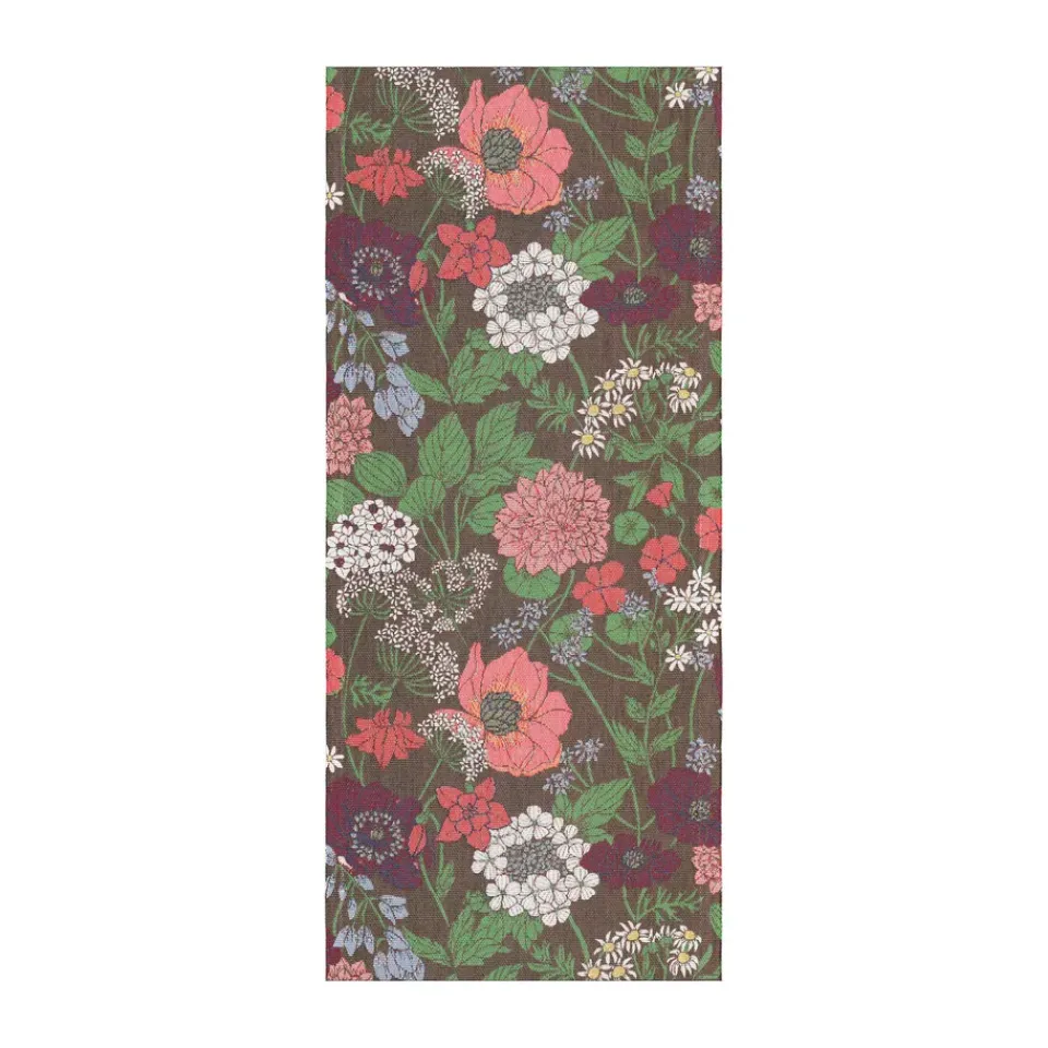 Ekelund Linneväveri Blomsterfång table runner 35x80 cm, Multi PinkMulti Clearance