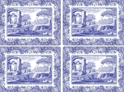 Spode Blue Italian placemats 4-pack, Blue-white BlueWhite Discount