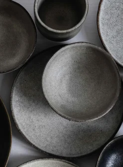 Tell Me More Bon dinner plate Ø26.5 cm, Stone goods Grey Outlet
