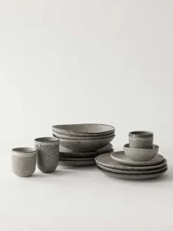 Tell Me More Bon dinner plate Ø26.5 cm, Stone goods Grey Outlet