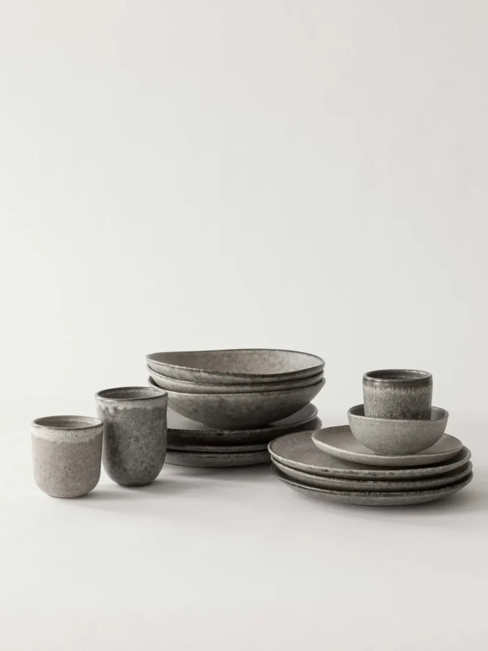 Tell Me More Bon small plate Ø17 cm, Stone goods Grey Sale