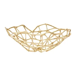 Tom Dixon Bone bowl, Brass, L Gold-coloured Online