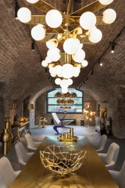 Tom Dixon Bone bowl, Brass, L Gold-coloured Online