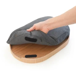 Bosign Knee tray curveline medium 26x39 cm, willow Brown Sale