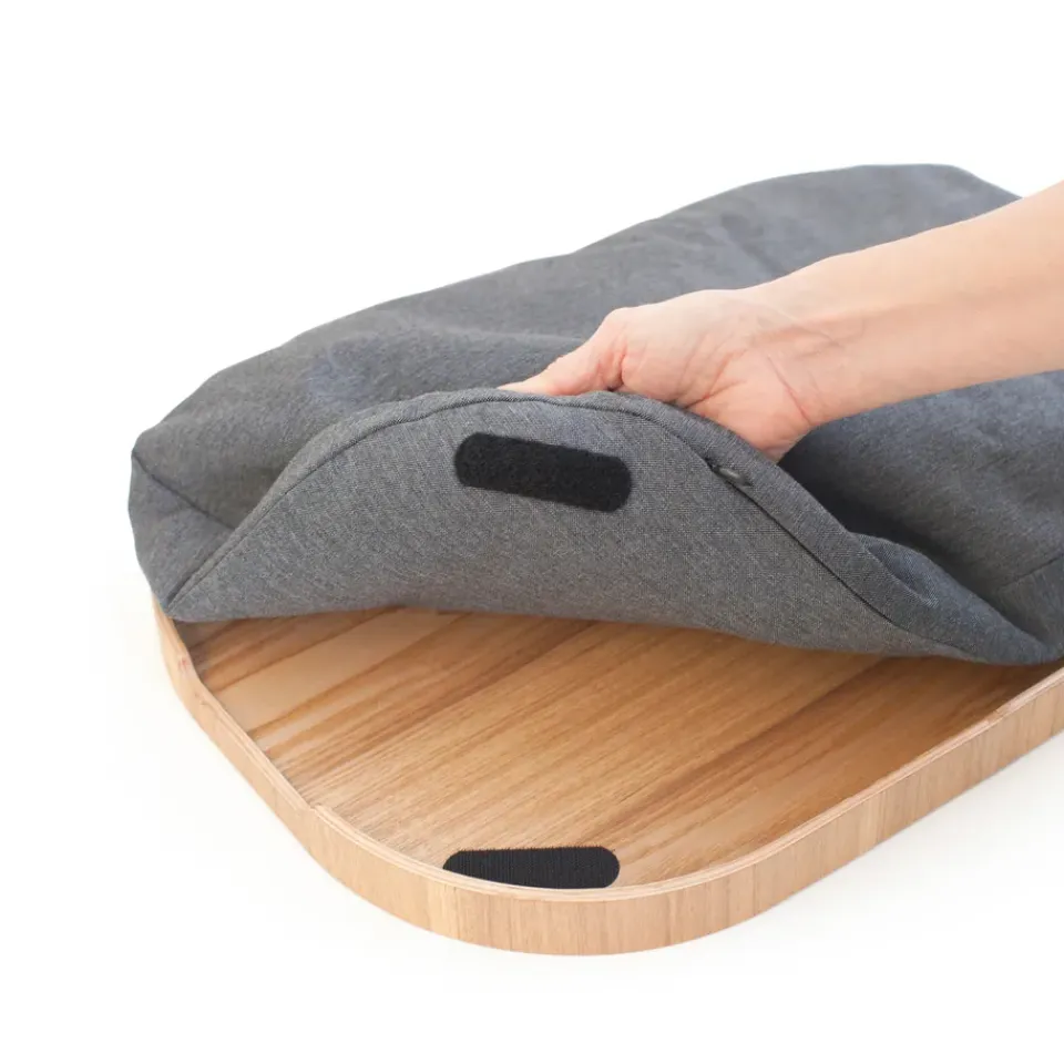 Bosign Knee tray curveline large 34x47 cm, willow Brown Discount