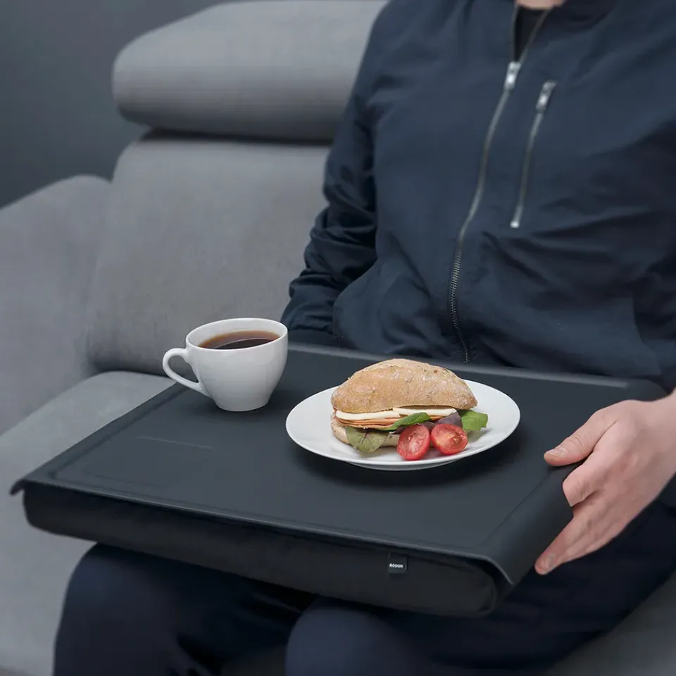 Bosign lap tray, -rubber Black New