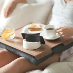Bosign lap tray, -wallnut Grey Hot