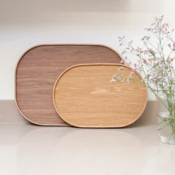 Bosign serving tray curveline medium 26x39 cm, willow Brown Discount