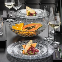 Nachtmann Bossa Nova plate 23 cm 2-pack, clear Transparent Discount