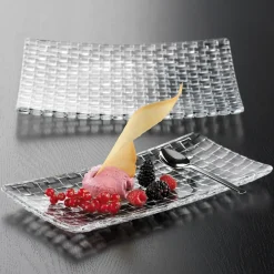 Nachtmann Bossa Nova plate 28x28 cm, clear Transparent Clearance