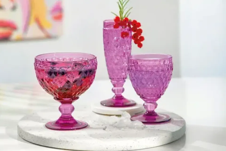 Villeroy & Boch Boston white wine glass 12.5 cl, Berry Purple Hot