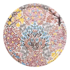 Almedahls Botanic Garden tray Ø38 cm, Ø38 PinkBrown Hot