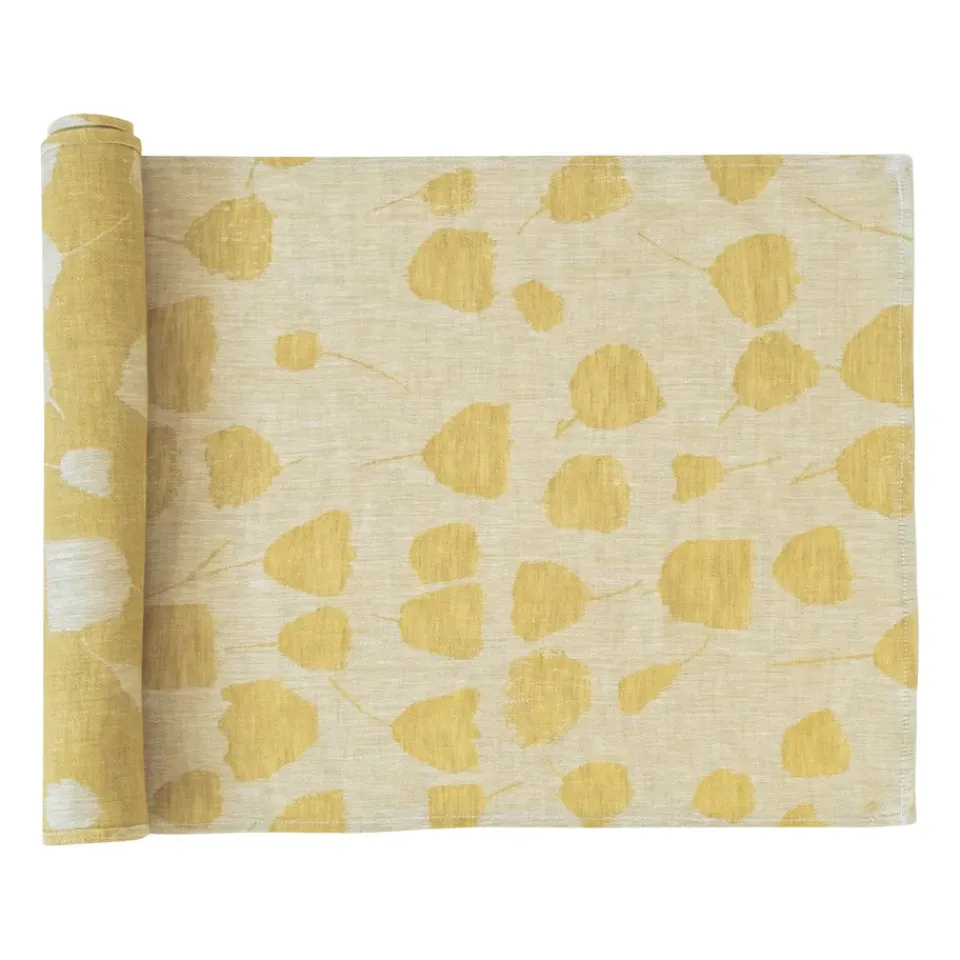 Fine Little Day Bouquet tablerunner 150x45 cm, Yellow-white YellowWhite Sale
