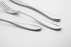 Robert Welch Bourton Bright cutlery, 42 pieces Silver-coloured New