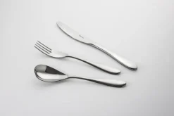 Robert Welch Bourton Bright cutlery, 42 pieces Silver-coloured New