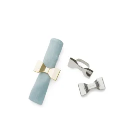 KLONG Bowie napkin ring 2-pack, Stainless steel Silver-coloured Outlet