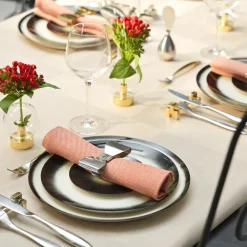 KLONG Bowie napkin ring 2-pack, Stainless steel Silver-coloured Outlet