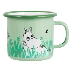 Muurla Boys enamel mug 25 cl, Green Sale