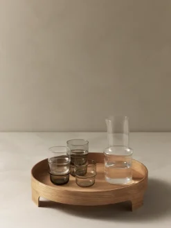 Design House Stockholm Bridge tray, Oak, Ø42 cm Brown New