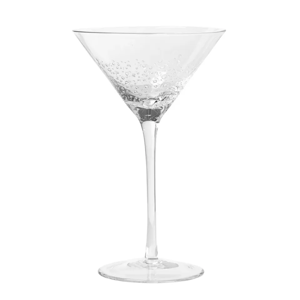Broste Copenhagen Bubble martini glass, 20 cl Transparent Outlet