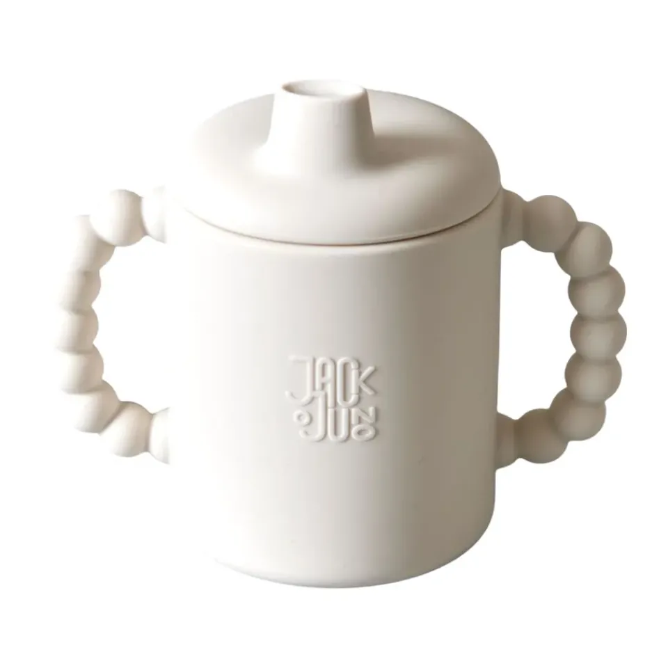 Jack o Juno Bubble sippy cup 15 cl, Cream Beige New