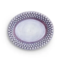 Mateus Bubbles oval plate 20 cm, Violet Purple New