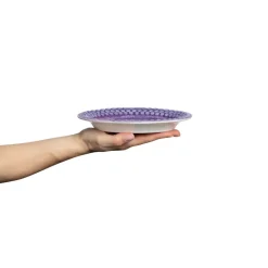 Mateus Bubbles oval plate 20 cm, Violet Purple New