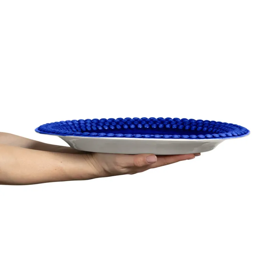 Mateus Bubbles oval saucer 35 cm, Blue Best