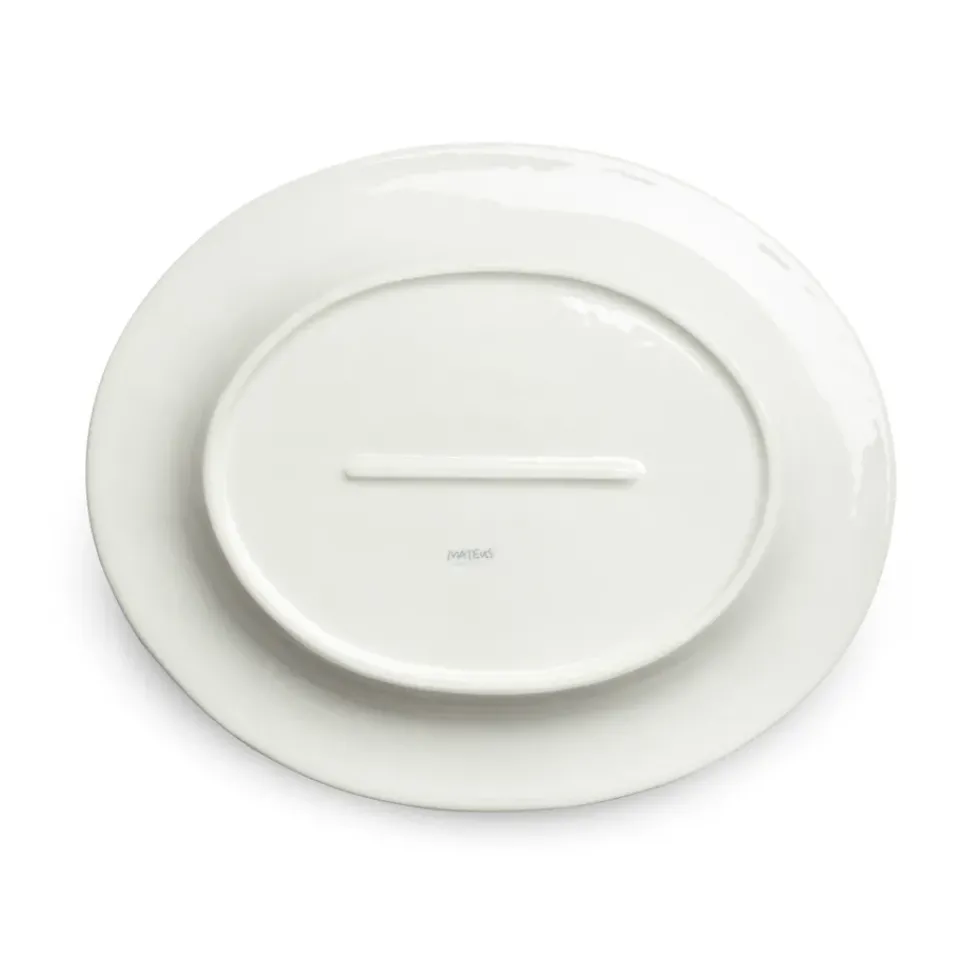 Mateus Bubbles oval saucer 35 cm, Sand Beige Clearance