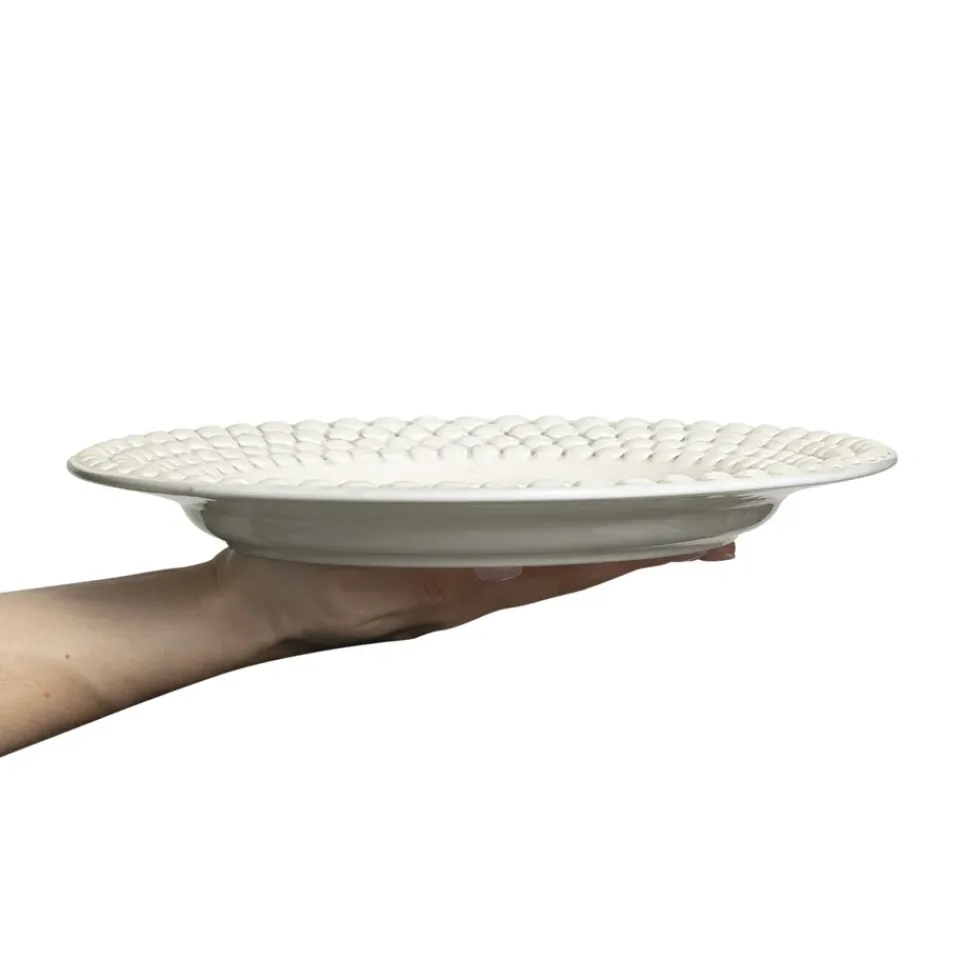 Mateus Bubbles plate 28 cm, Sand Beige