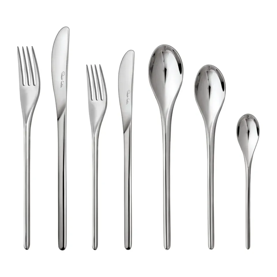 Robert Welch Bud Bright cutlery, 42 pieces Silver-coloured Clearance