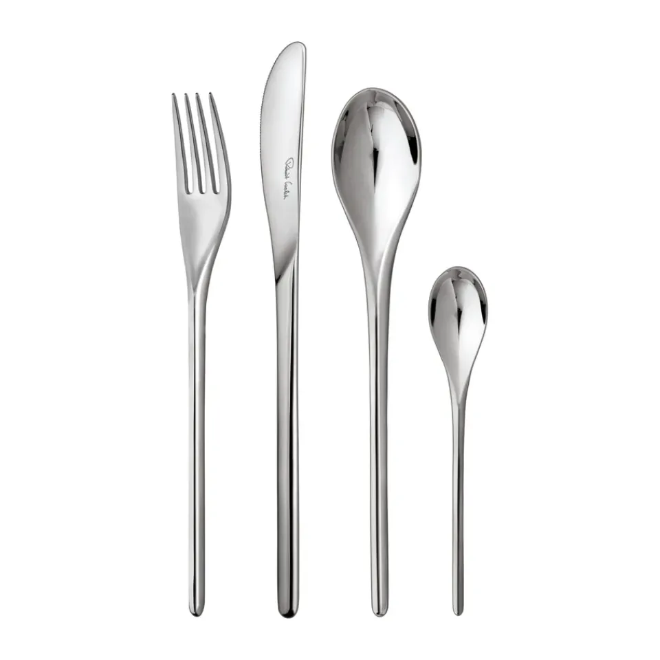Robert Welch Bud Bright cutlery, 24 pieces Silver-coloured Best