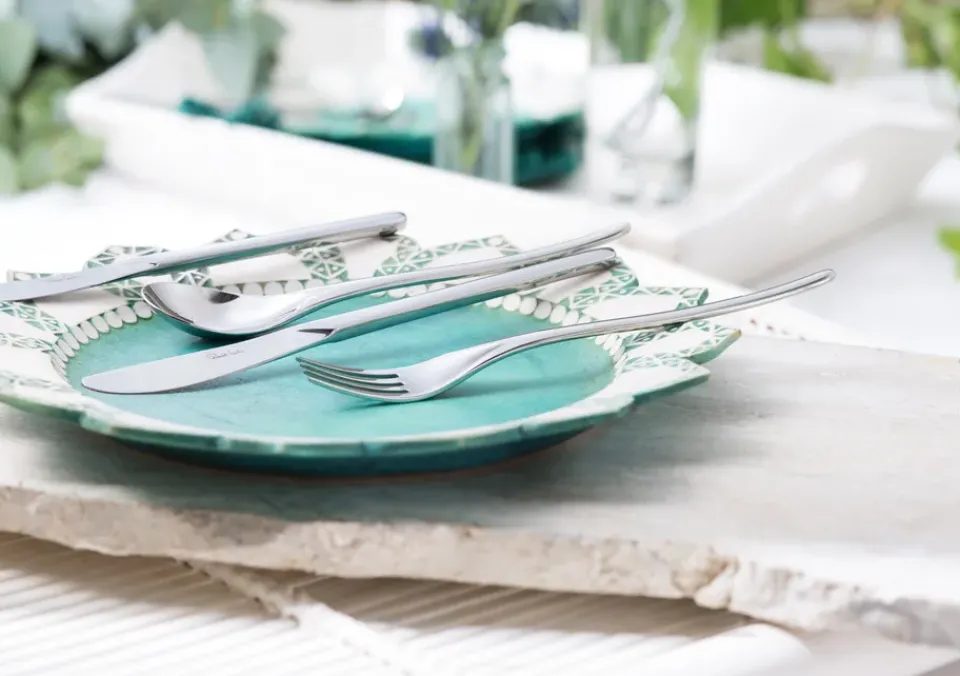 Robert Welch Bud Bright cutlery, 24 pieces Silver-coloured Best