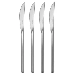 Robert Welch Bud Bright steak knife 4 pieces, Stainless steel Silver-coloured