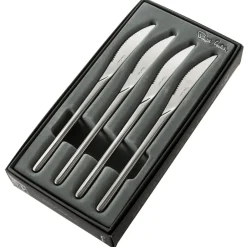 Robert Welch Bud Bright steak knife 4 pieces, Stainless steel Silver-coloured