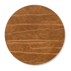 LIND DNA Buffalo coaster circle, Nature BeigeBrown Sale