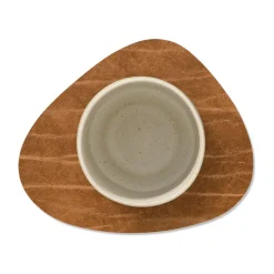 LIND DNA Buffalo coaster reversible curve 1 pcs, black-nature BrownBlack Clearance